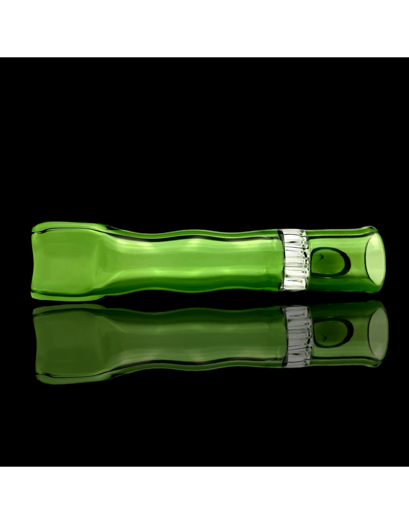 Green Honeycomb Chillum by Blazing Blue