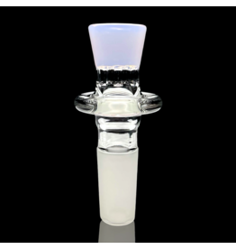 14mm JADE PINK Honeycomb Disc Slide Blazing Blue