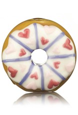 KGB x Sarah Marblesbee Valentine's 2018 KGB x Sarah Marblesbee White Frosting & Hearts Donut Chillum