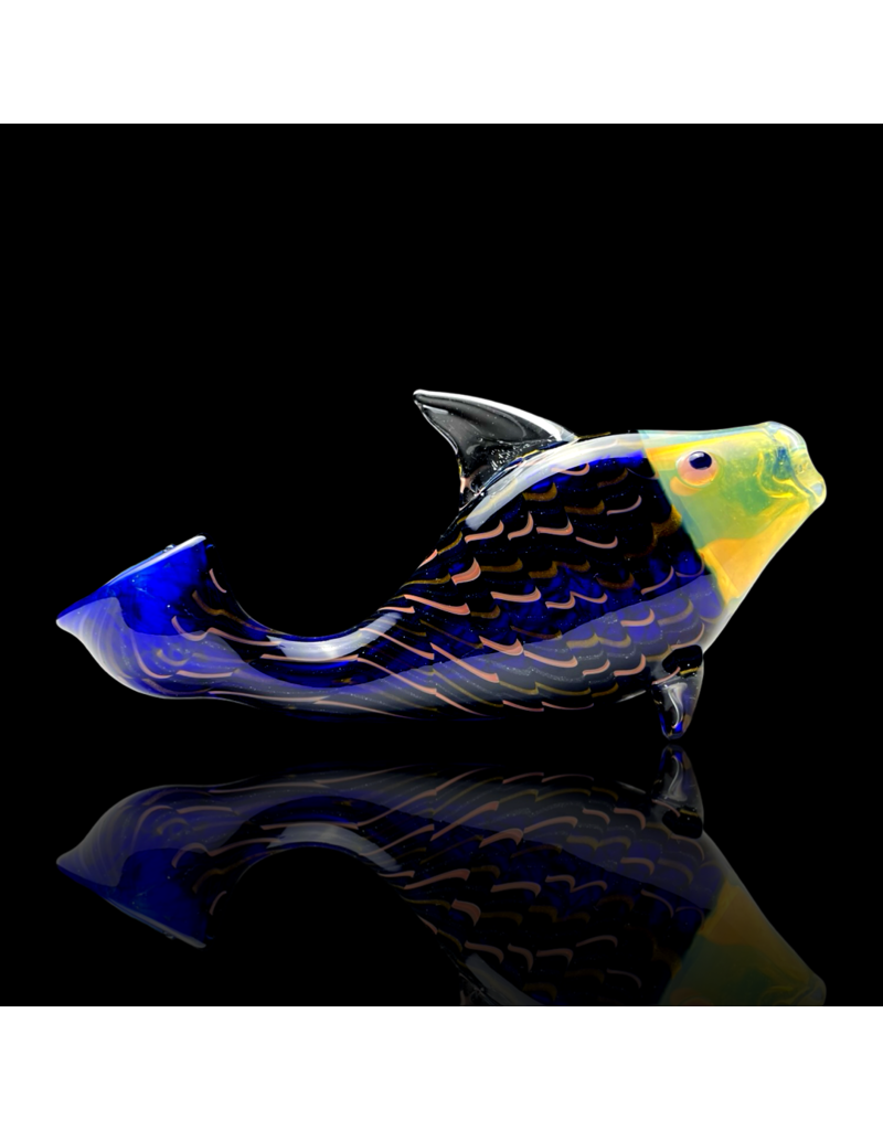 Key Glass Co Assorted Color Coil Pattern Fish Pipe KGC WHOLESALE