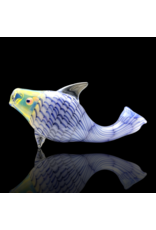 Key Glass Co Assorted Color Coil Pattern Fish Pipe KGC WHOLESALE