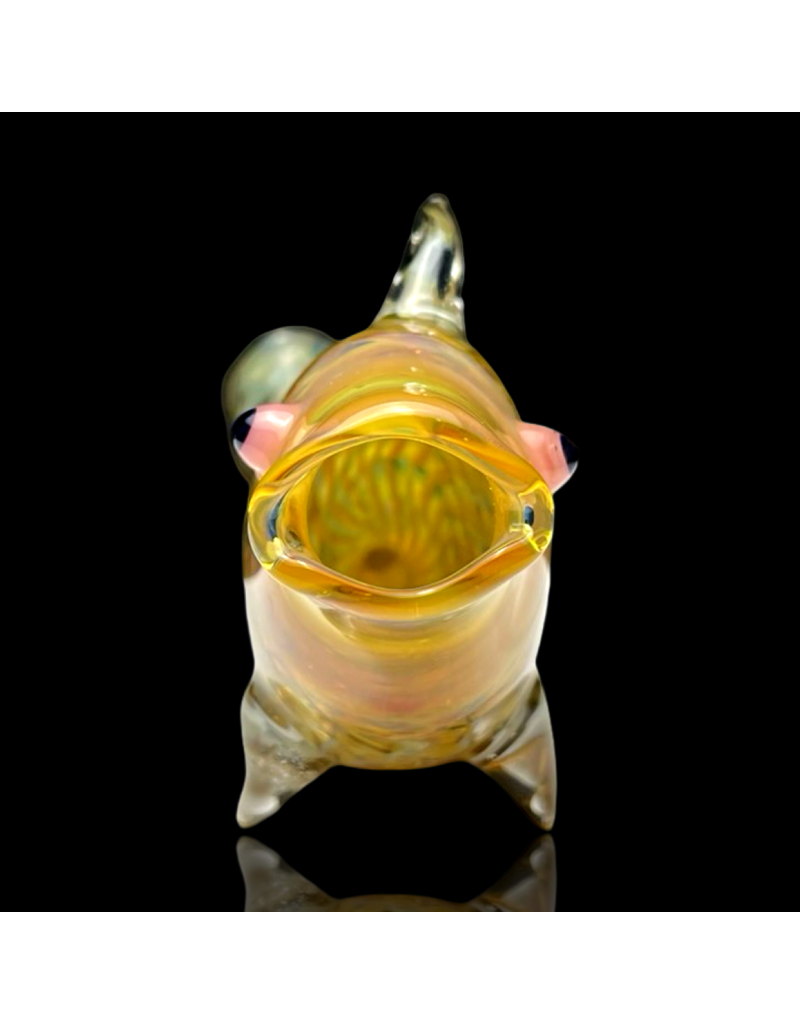 Key Glass Co Coil Pattern Fish Pipe A by KGC