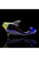 Key Glass Co Coil Pattern Fish Pipe C by KGC