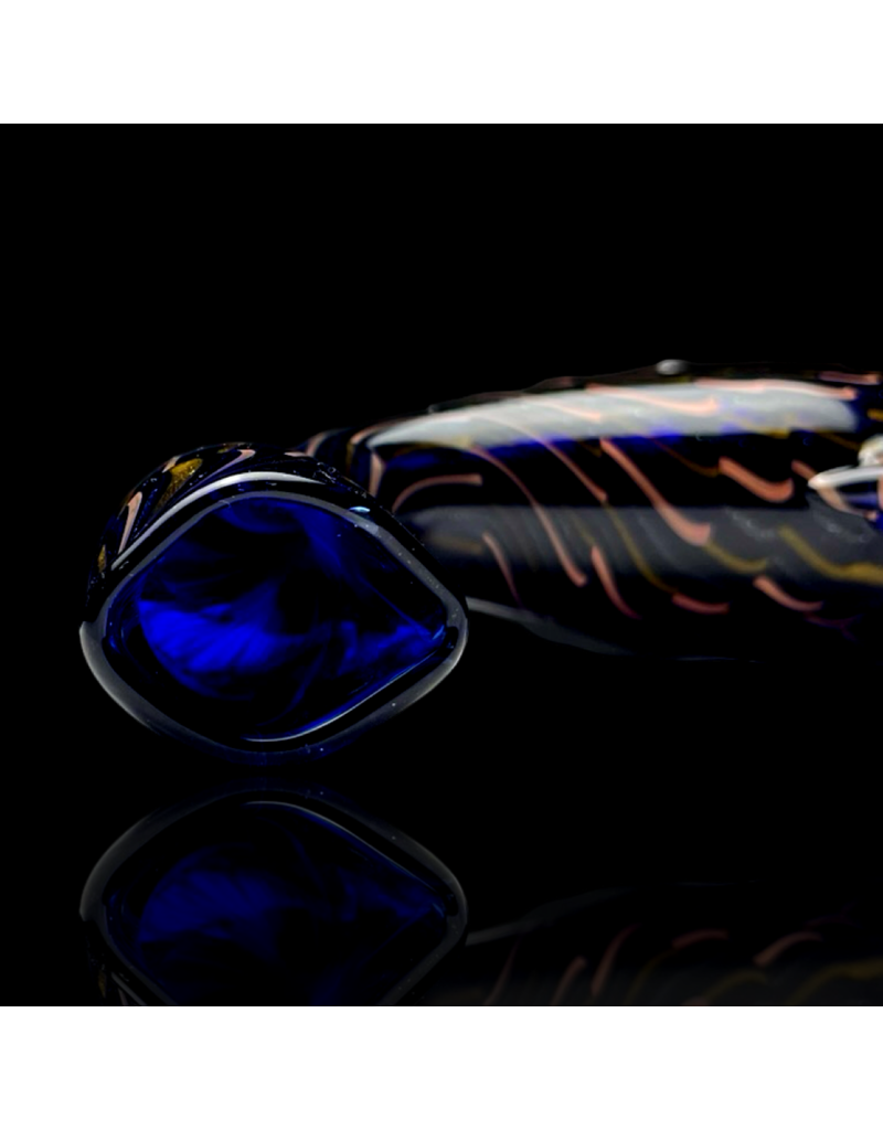 Key Glass Co Coil Pattern Fish Pipe C by KGC
