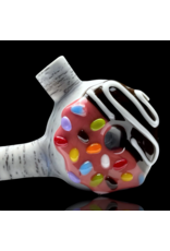 KGB Glass KGB x Witch DR 10mm Strawberry Frosted Birch Donut Dry Rig