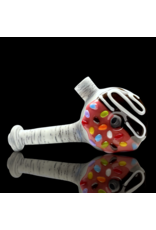 KGB Glass KGB x Witch DR 10mm Strawberry Frosted Birch Donut Dry Rig