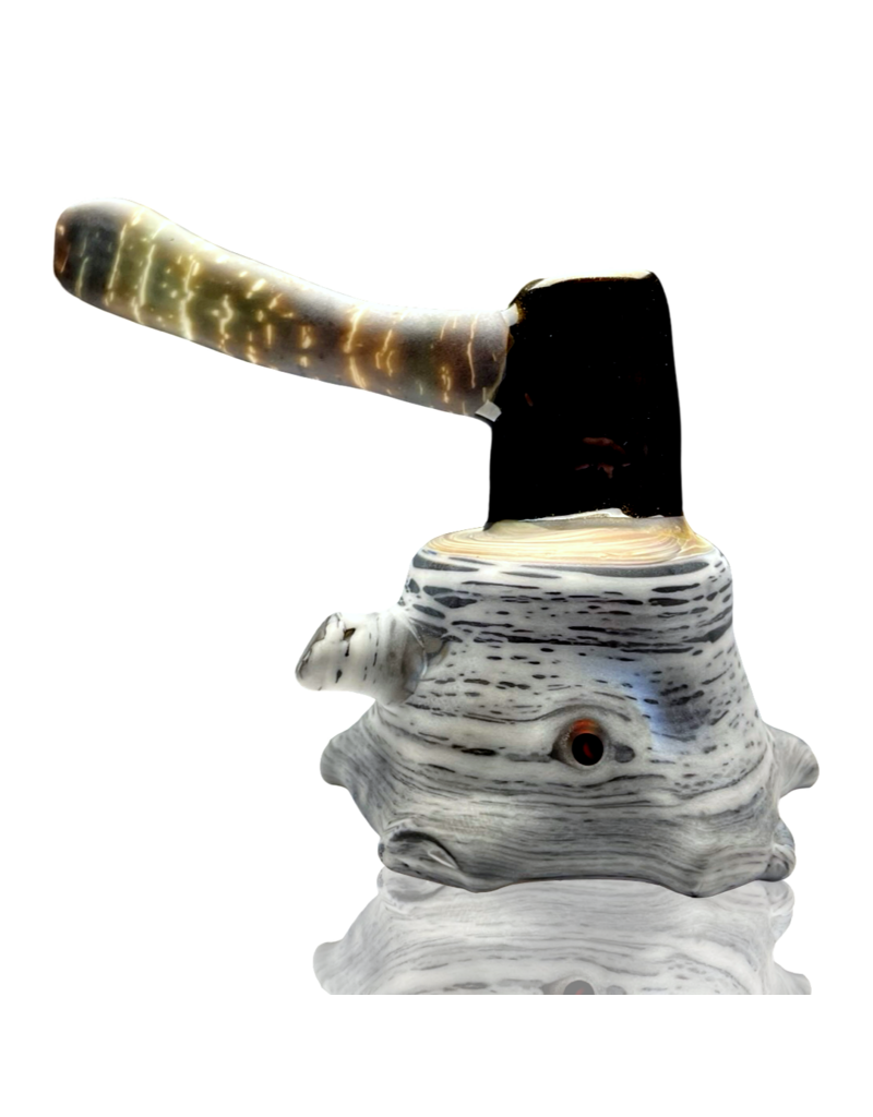 Evan Cals Evan Cals x Witch DR Black Birch Axe In Stump Pipe