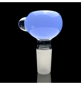 14mm Solid Milky Blue Push Slide Mike O'Connor