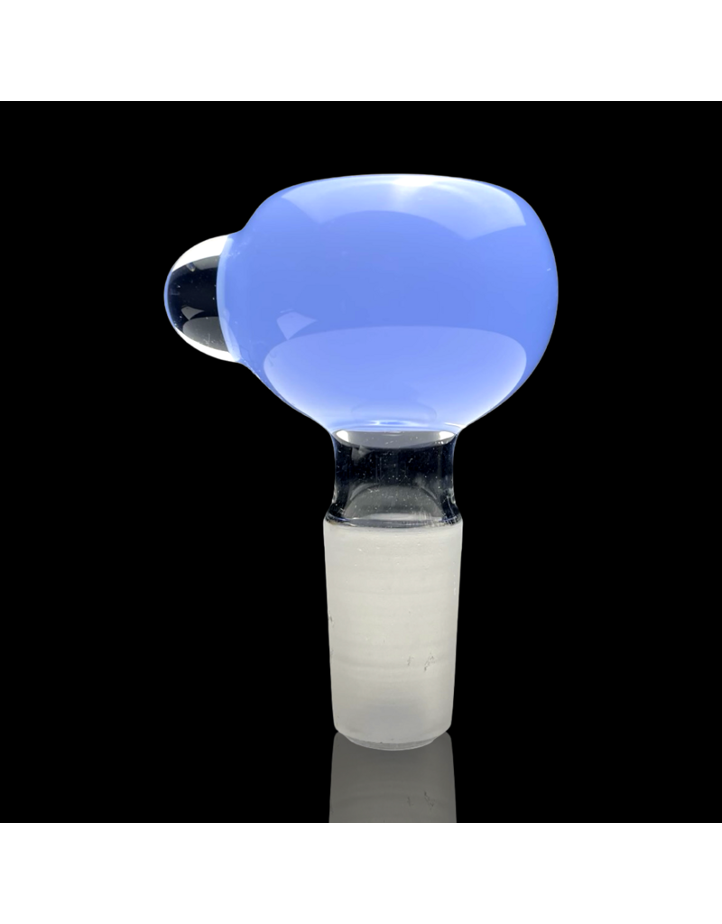 14mm Solid Milky Blue Push Slide Mike O'Connor