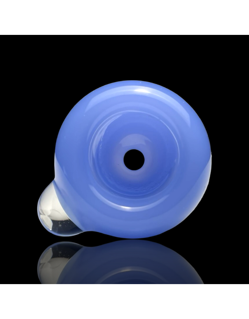14mm Solid Milky Blue Push Slide Mike O'Connor