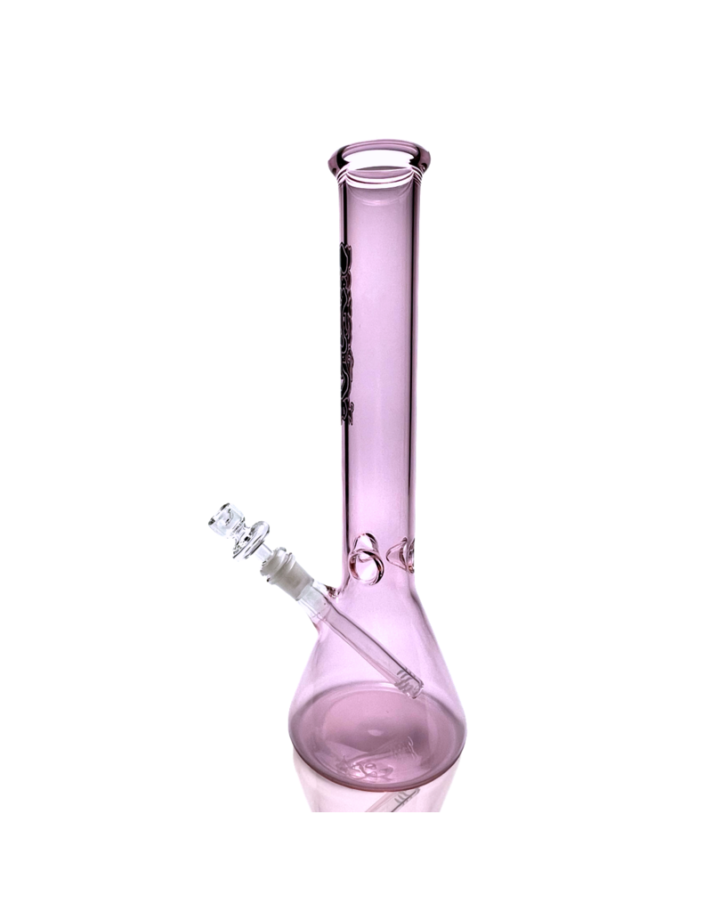 Witch DR 16" Pink Witch DR Label Beaker Bong