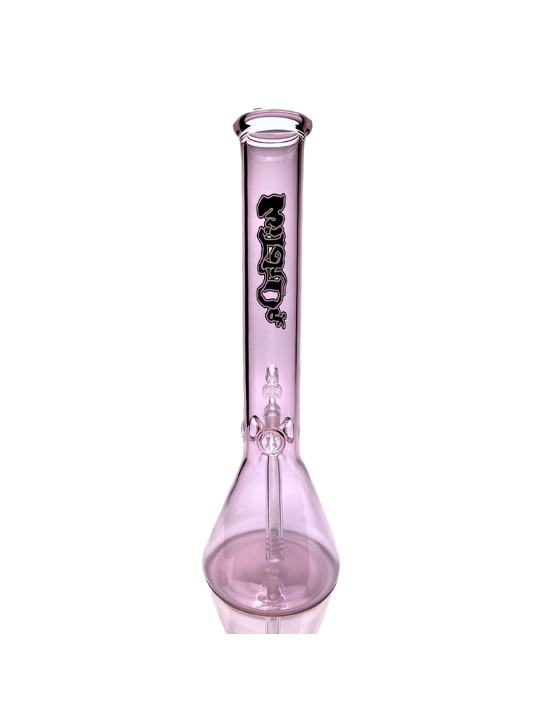 Witch DR 16" Pink Witch DR Label Beaker Bong