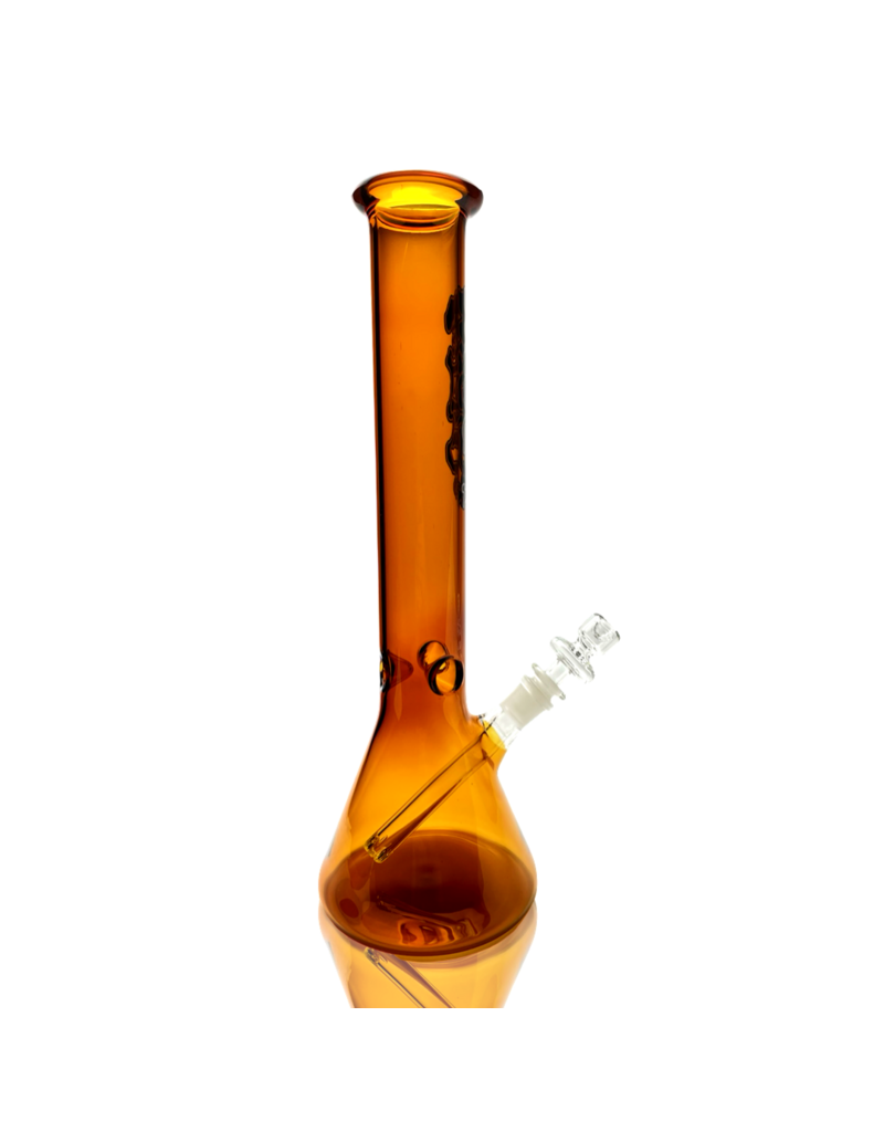 Witch DR 16" Amber Witch DR Label Beaker Bong