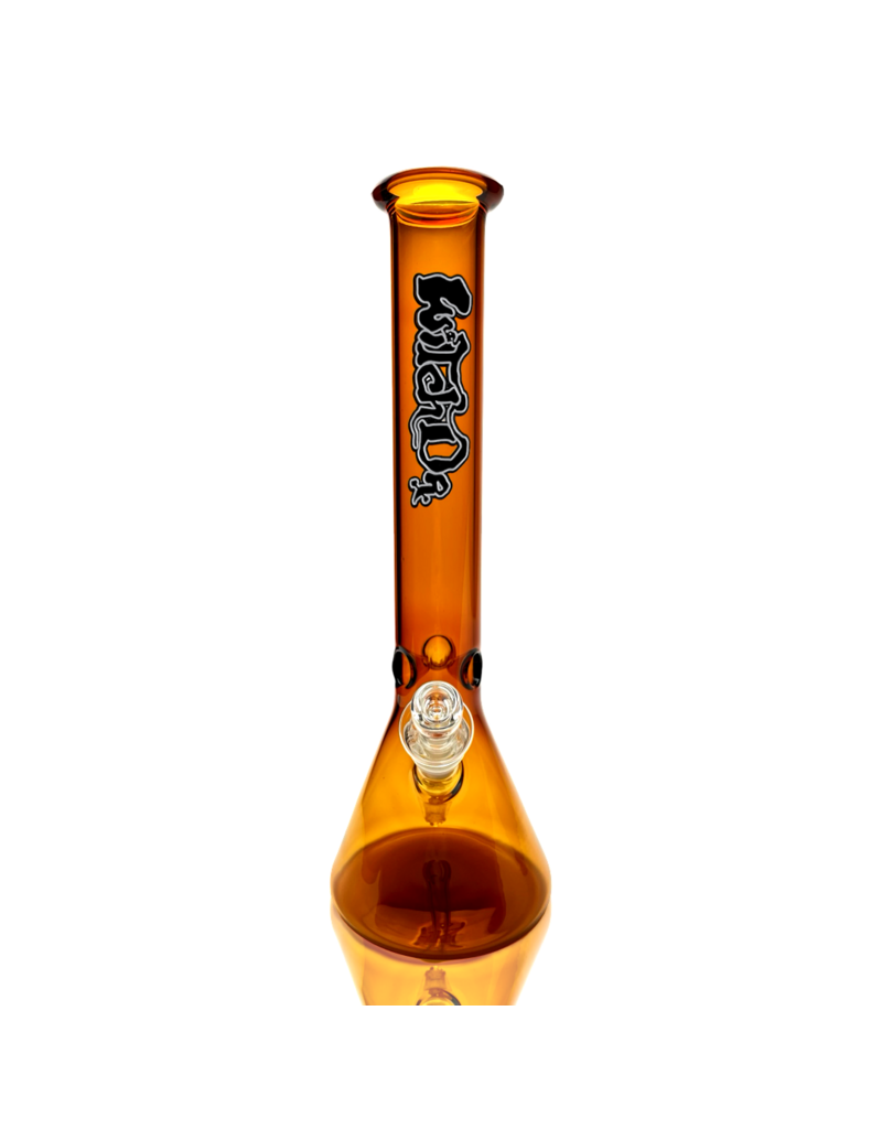 Witch DR 16" Amber Witch DR Label Beaker Bong