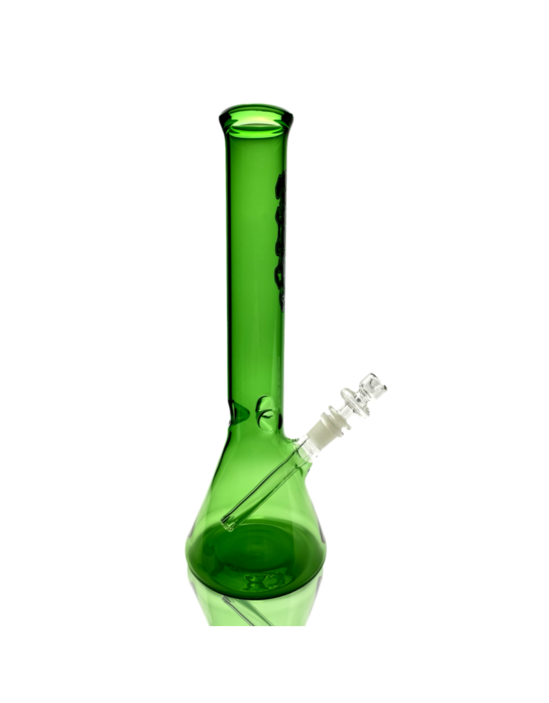 Witch DR 16" Green Witch DR Label Beaker Bong