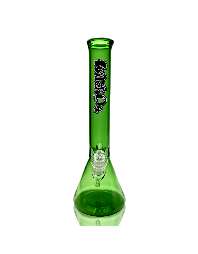 Witch DR 16" Green Witch DR Label Beaker Bong