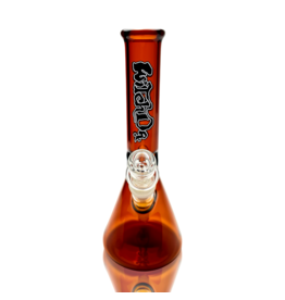 Witch DR 10" Amber Witch DR Label Beaker Bong