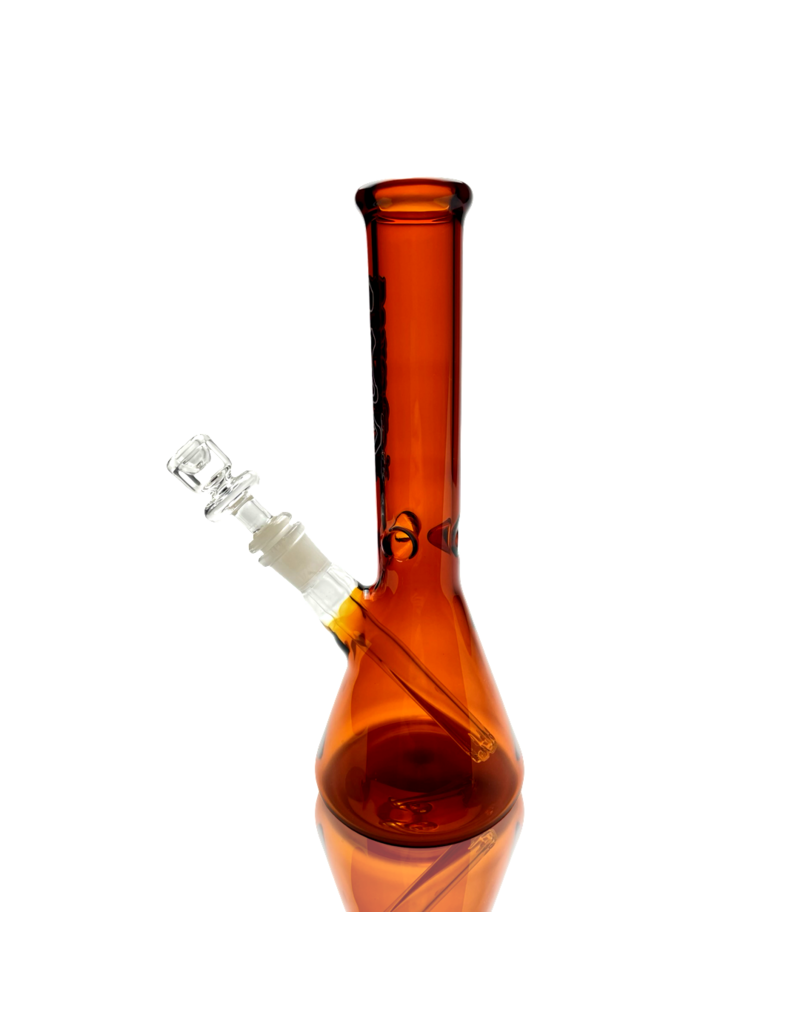 Witch DR 10" Amber Witch DR Label Beaker Bong