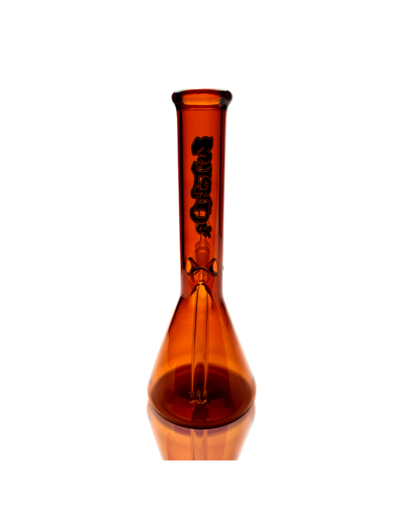 Witch DR 10" Amber Witch DR Label Beaker Bong