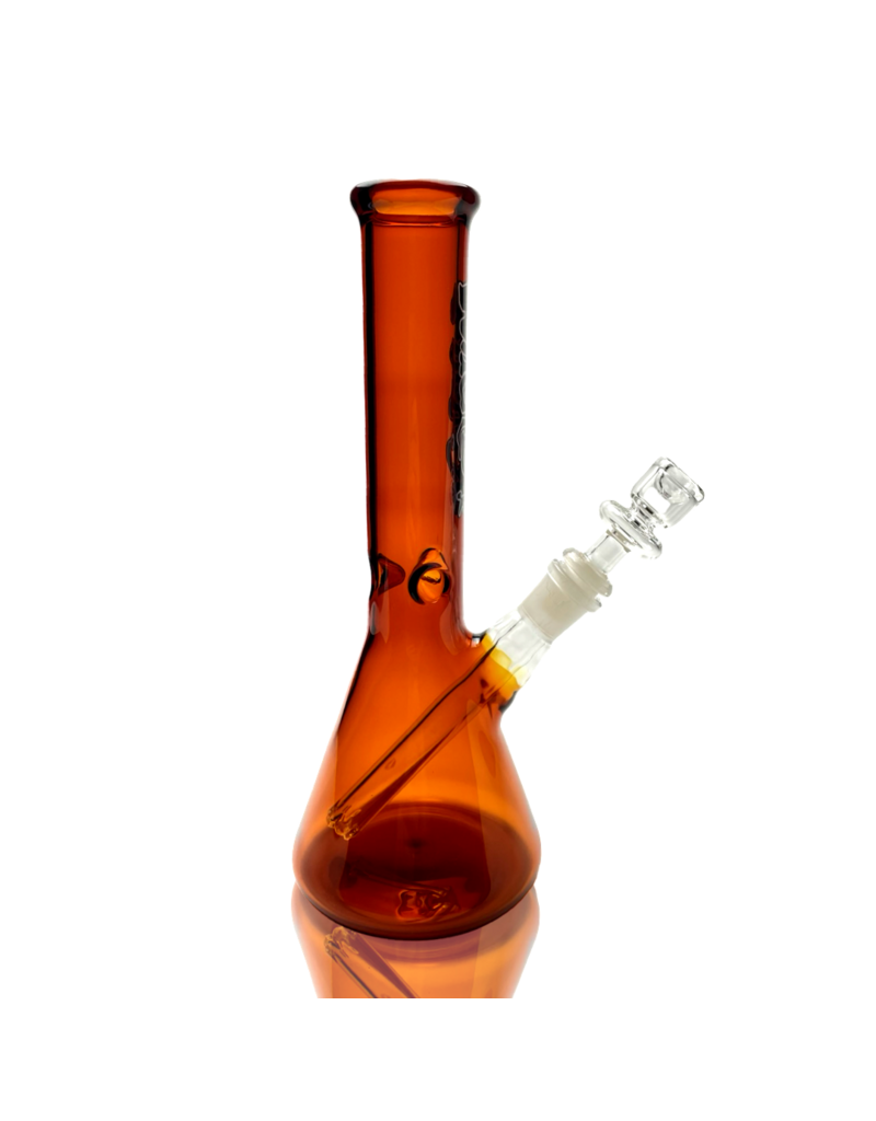 Witch DR 10" Amber Witch DR Label Beaker Bong