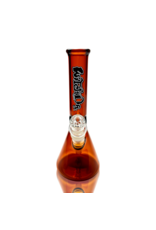 Witch DR 10" Amber Witch DR Label Beaker Bong