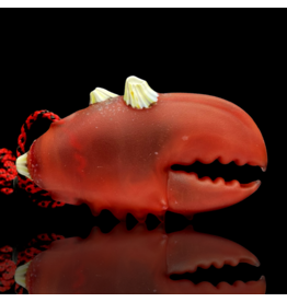 Red Barnacle Claw Pendant Mrs Claws