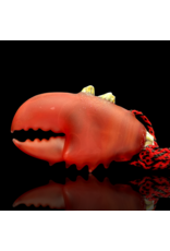 Red Barnacle Claw Pendant Mrs Claws