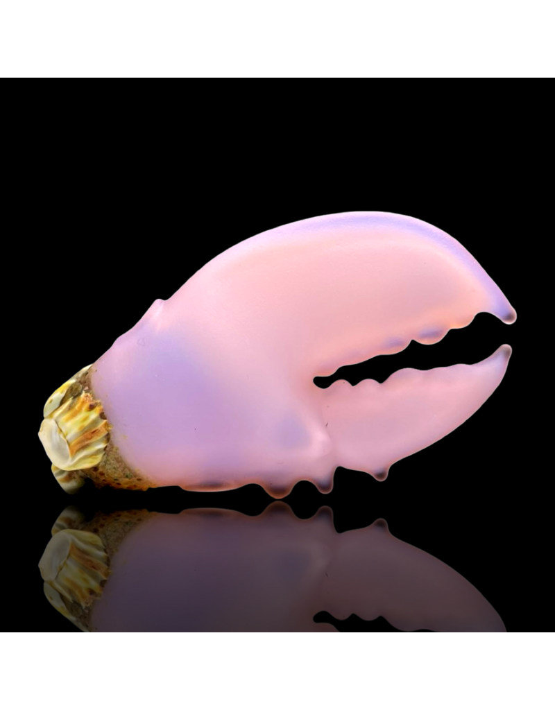Milky Pink Barnacle Claw Pendant Mrs Claws
