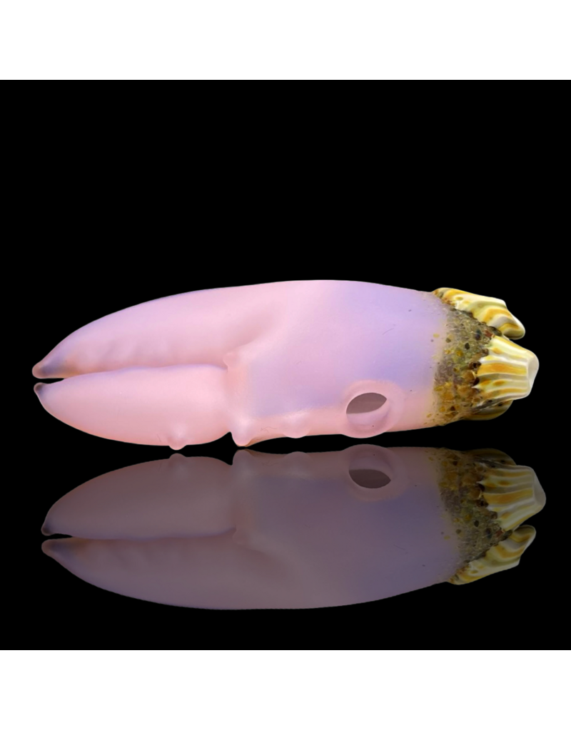 Milky Pink Barnacle Claw Pendant Mrs Claws