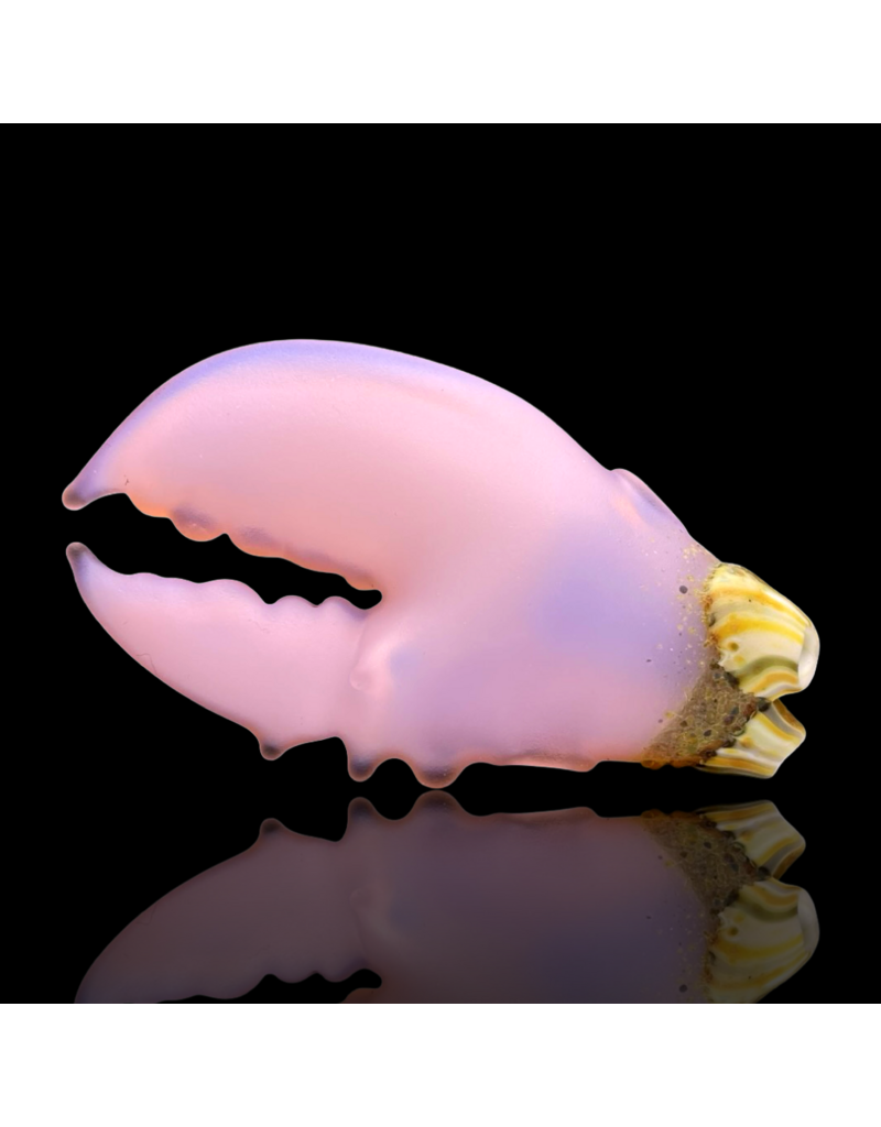 Milky Pink Barnacle Claw Pendant Mrs Claws