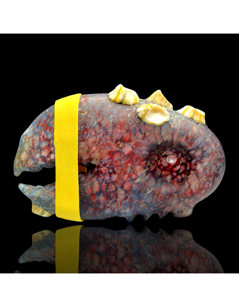 Blue Sandblasted Barnacle Claw Pipe Mrs Claws