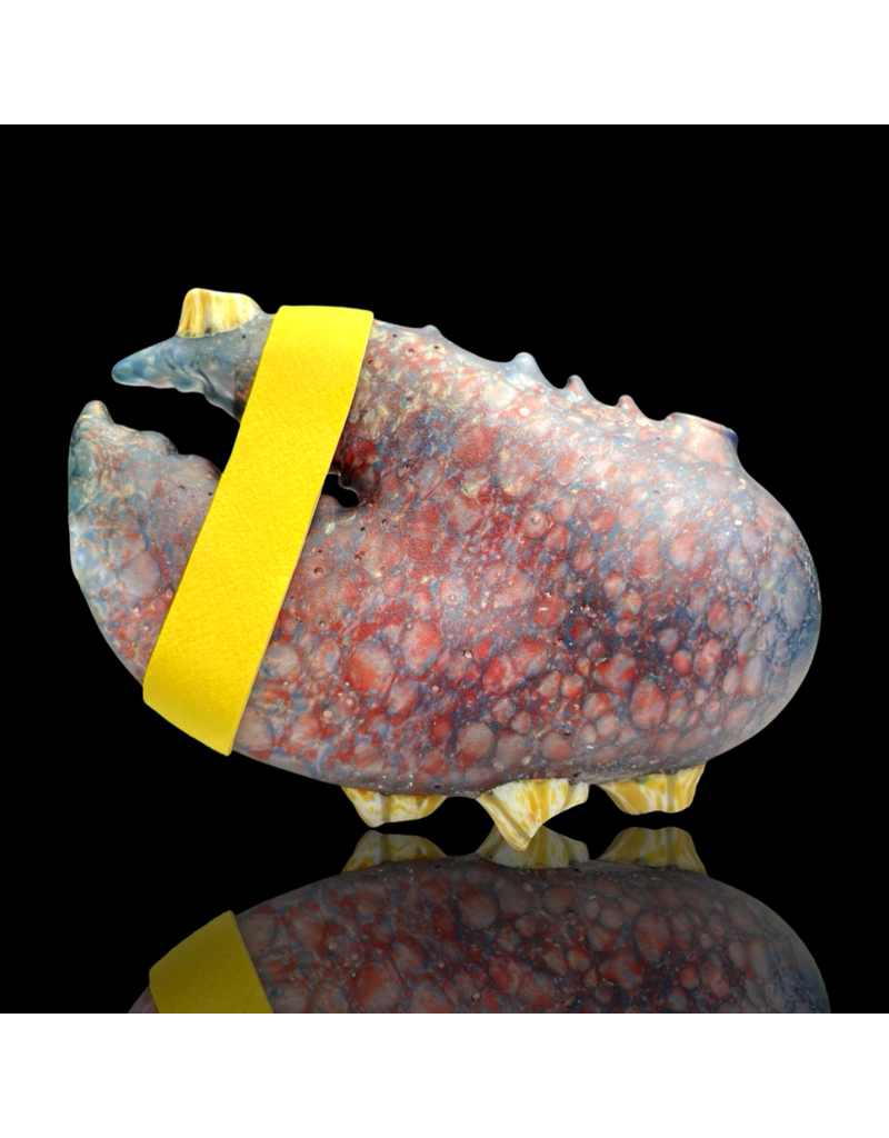 Blue Sandblasted Barnacle Claw Pipe Mrs Claws