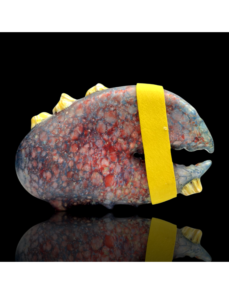 Blue Sandblasted Barnacle Claw Pipe Mrs Claws