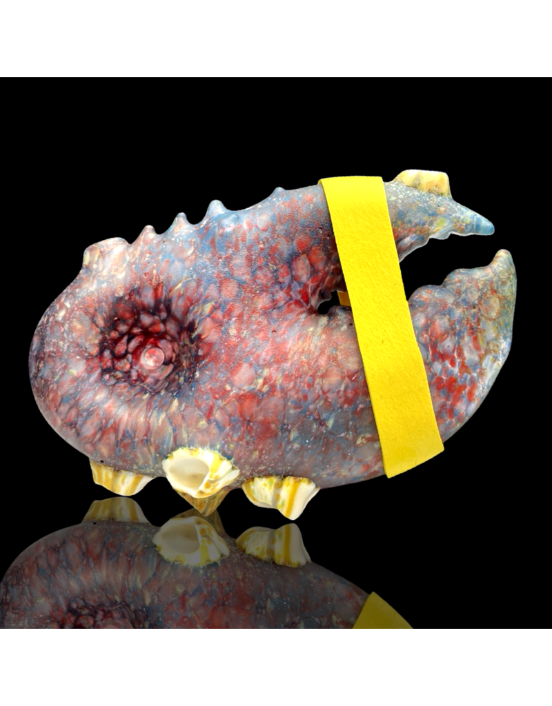 Blue Sandblasted Barnacle Claw Pipe Mrs Claws