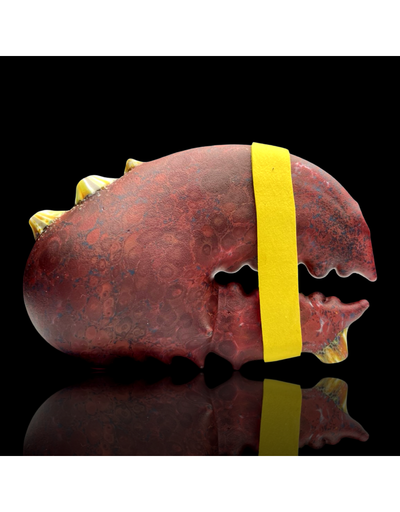 Red Sandblasted Barnacle Claw Pipe Mrs Claws