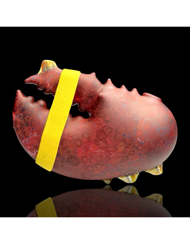 Red Sandblasted Barnacle Claw Pipe Mrs Claws