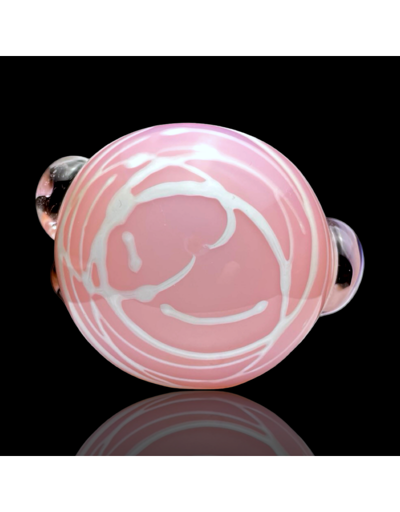 Koy Glass Milky Pink Splatter Pipe Koy Glass