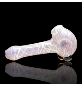 Koy Glass Jade Pink Splatter Pipe Koy Glass