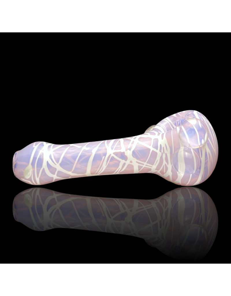 Koy Glass Jade Pink Splatter Pipe Koy Glass
