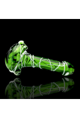 Koy Glass Green Splatter Pipe Koy Glass