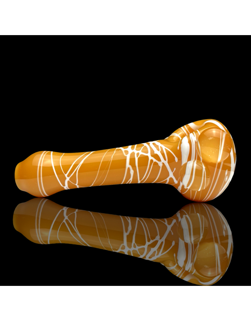 Koy Glass Butterscotch Splatter Pipe Koy Glass