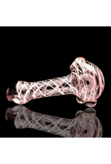 Koy Glass Rose Pink Splatter Pipe Koy Glass