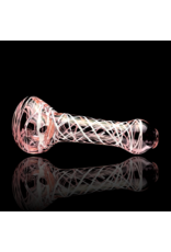 Koy Glass Rose Pink Splatter Pipe Koy Glass