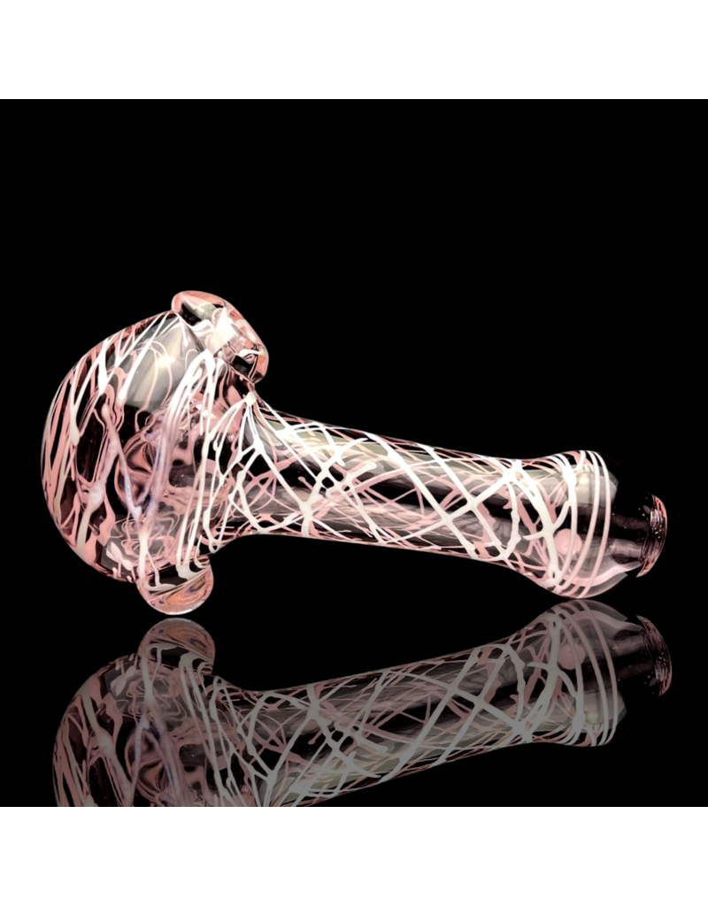 Koy Glass Rose Pink Splatter Pipe Koy Glass
