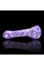Koy Glass Milky Purple Splatter Pipe Koy Glass