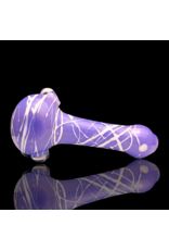 Koy Glass Milky Purple Splatter Pipe Koy Glass