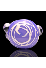 Koy Glass Milky Purple Splatter Pipe Koy Glass