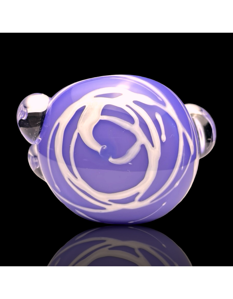 Koy Glass Milky Purple Splatter Pipe Koy Glass