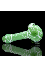 Koy Glass Jade Green Splatter Pipe Koy Glass