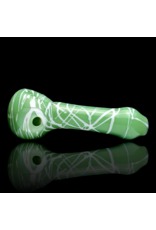 Koy Glass Jade Green Splatter Pipe Koy Glass